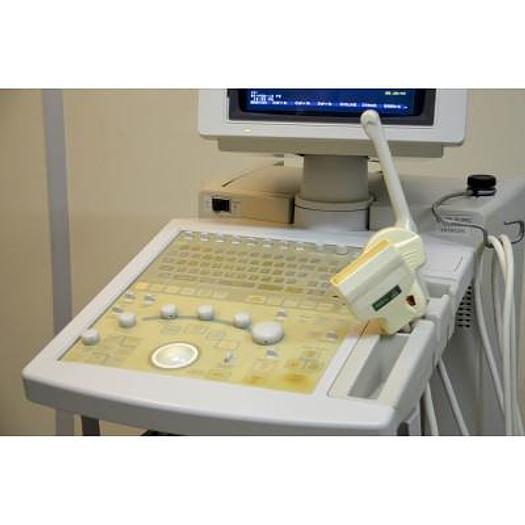 Used HITACHI EUB 525 COLOR DOPPLER ULTRASOUND SCANNER WITH 3 PROBES