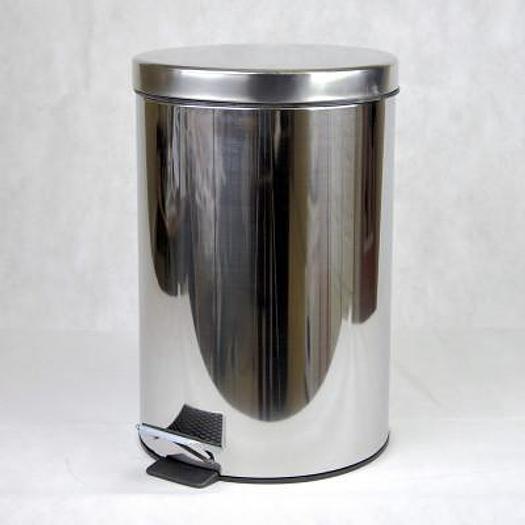 20-LITRE STAINLESS STEEL PEDAL GARBAGE CAN