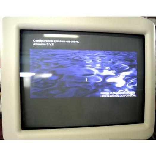 Used HITACHI EUB 6500 PLATFORM ELITE COLOR ULTRASOUND SCANNER WITH 4 PROBES