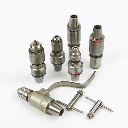 Used ORTHOPEDIC POUTER MOTOR WITH 2 BATTERIES, 5 CHUCKS AND CHARGER.