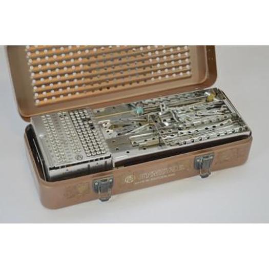 Used SET OF PLATES AND SCREWS (CORTICAL AND CANCELLOUS) WITH DEDICATED ANCILLARY EQUIPMENT