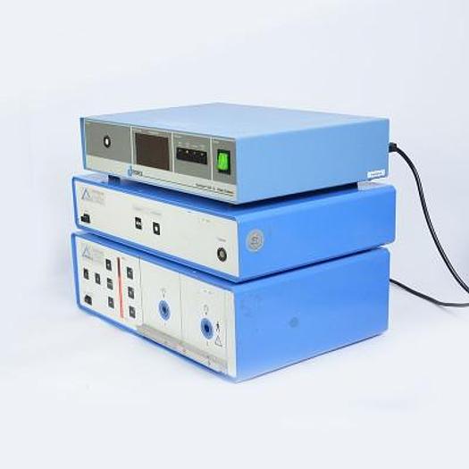 Used ENDOSCOPY SET CONSISTING OF DYONICS DYOCAM 650 ENDOSCOPY CAMERA AND DYONICS LIGHT SOURCE