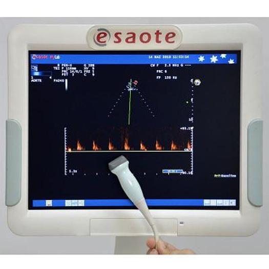 Used ESAOTE MYLAB 60 COLOR DOPPLER ECHOCARDIOGRAPH WITH 1 PROBE
