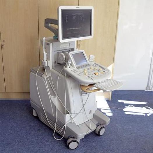 Used PHILIPS IU22 RADIO + CARDIO + GYNECO ECHOCARDIOGRAPH