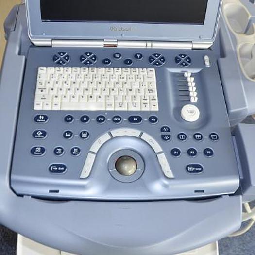 Used GENERAL ELECTRIC VOLUSON-i PORTABLE ECHOGRAPHY ON TROLLEY WITH 2 CONVEXAL AND ENDOVAGINAL PROBES