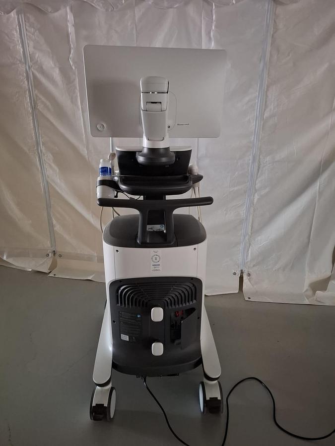 D'occasion ECHOGRAPHE SAMSUNG WS80A AVEC SONDES VOLUMIQUE ABDOMINALE ET ENDOVAGINALE