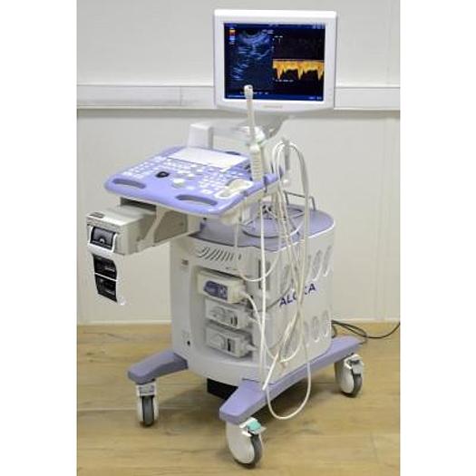 Used ALOKA/HITACHI PROSOUND 3500SX COLOR 3D/4D DOPPLER ULTRASOUND SCANNER