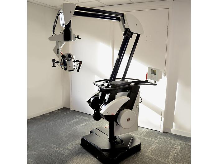 Used LEICA M500-N NEUROSURGICAL OPERATING MICROSCOPE
