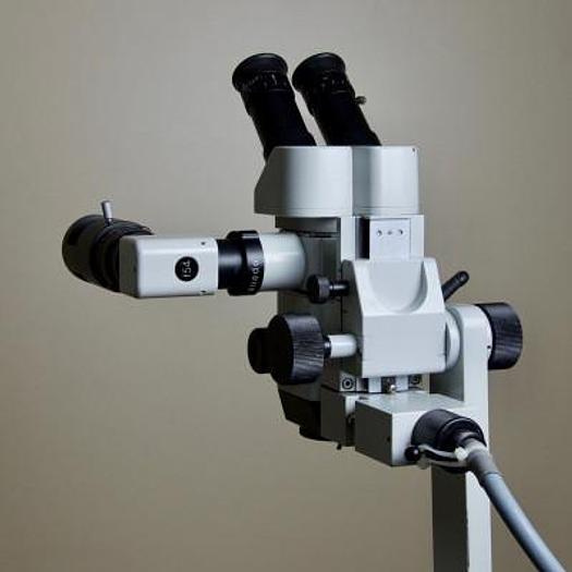 Used BINOCULAR COLPOSCOPE ON KARL KAPS SOM-52 CART