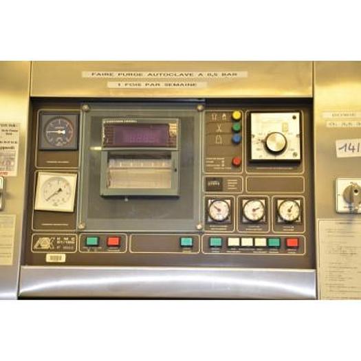 Used LEQUEUX ONE-DOOR AUTOCLAVE KMC 51/100, 330 LITERS, S/N 860243