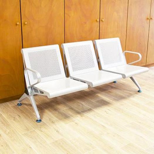 Used 3-SEATER METAL BENCH FOR WAITING ROOMS