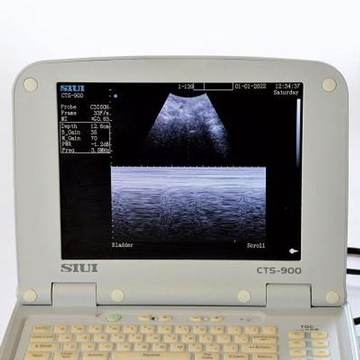 Used PORTABLE ULTRASOUND SCANNER SIUI CTS-900 10.4" MONITOR