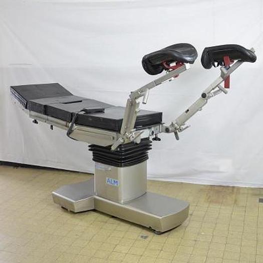 Used ALM 6090 ELECTRIC OPERATING TABLE WITH REMOTE CONTROL, CHARGER AND ORTHOPEDIC EXTENSION