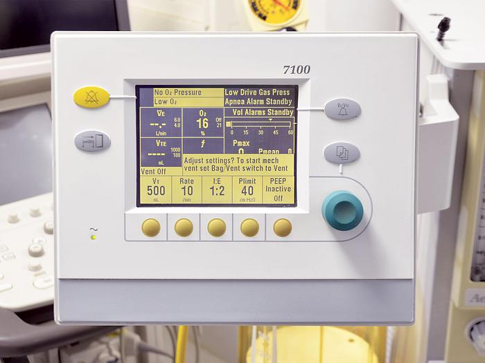 Used DATEX ESTIVA ANESTHESIA VENTILATOR 7100 OHMEDA