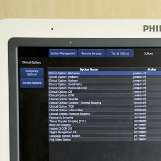 Used PHILIPS IU22 VASCULAR ULTRASOUND SCANNER
