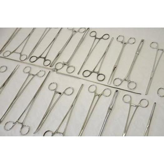 Used BOX OF INSTRUMENTS FOR GYNECOLOGY