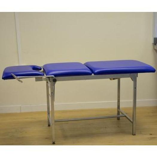 DARK BLUE GYNECOLOGICAL EXAMINATION COUCH