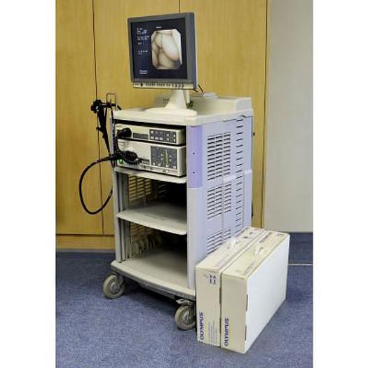 Used OLYMPUS SERIES 240 DIGESTIVE ENDOSCOPY COLUMN