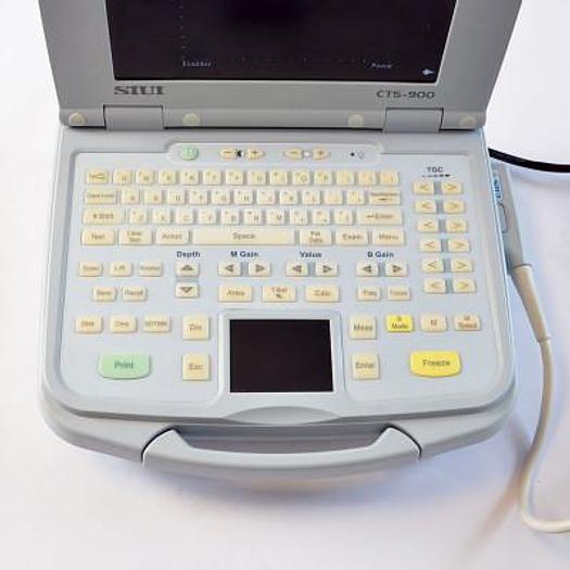 Used PORTABLE ULTRASOUND SCANNER SIUI CTS-900 10.4" MONITOR