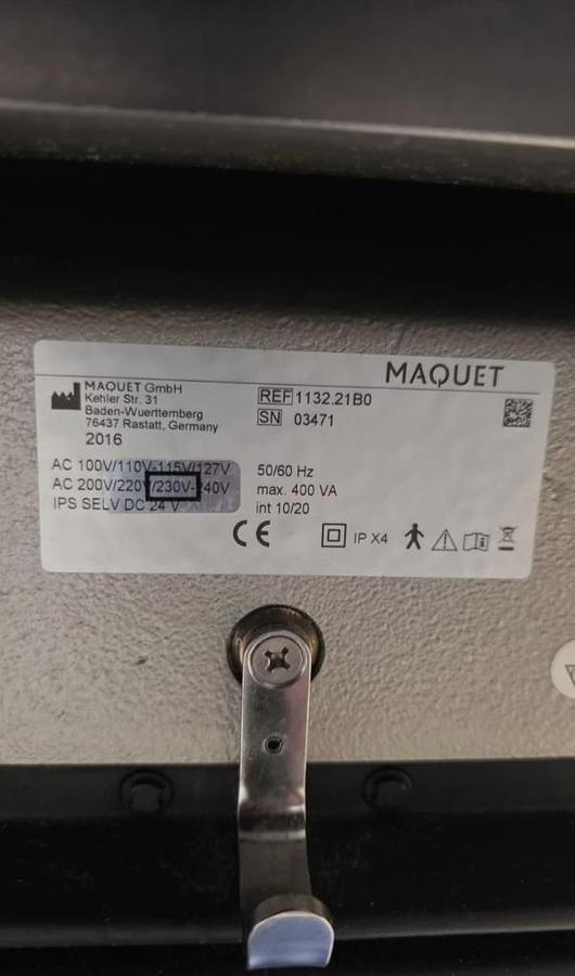 Rénové OPERATING TABLE MAQUET ALPHASTAR PRO