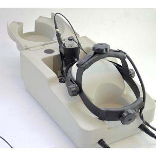 Used COHERENT NOVUS 2000 INDIRECT LASER WITH OPHTHALMOSCOPE MOUNTED ON OPERATOR'S HELMET
