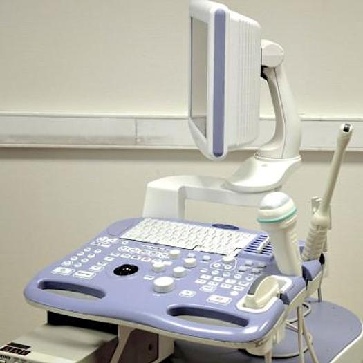 Used ALOKA/HITACHI PROSOUND 3500SX COLOR 3D/4D DOPPLER ULTRASOUND SCANNER