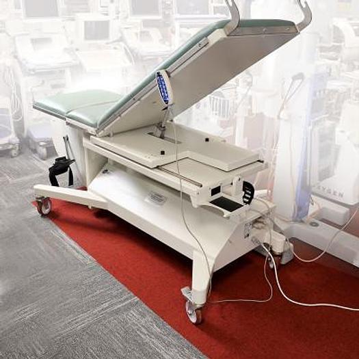 Used ECOGITO MEDICAL ELECTRIC EXAMINATION COUCH FOR ECHOCARDIOGRAPHY WITH CYCLE EXERCISE PROGRAM CONTROL BOX