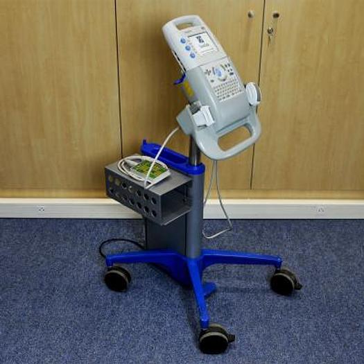 Used SONOSITE 180 PORTABLE ULTRASOUND SCANNER WITH CONVEX ABDOMINAL AND LINEAR SUPERFICIAL PROBES