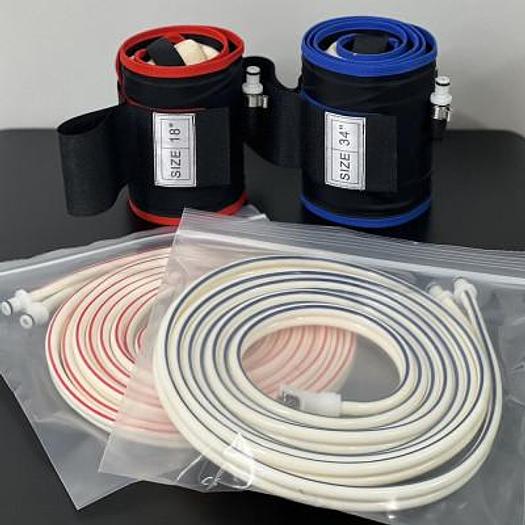 Used ZIMMER ATS 3000 PNEUMATIC TOURNIQUET WITH CUFFS, CABLES AND NEW BATTERIES