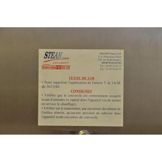 Used AUTOCLAVE SMI STERIMATIC TYPE STE8322 S/N 11876, DOUBLE DOOR 6 BASKETS,