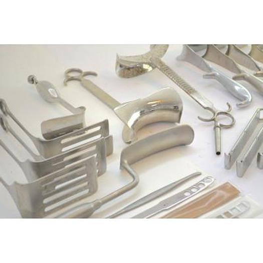 Used PLASTIC BOX WITH VALVE AND SPACER SET