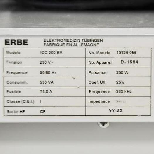 Used ERBE ICC 200 ELECTRIC SCALPEL