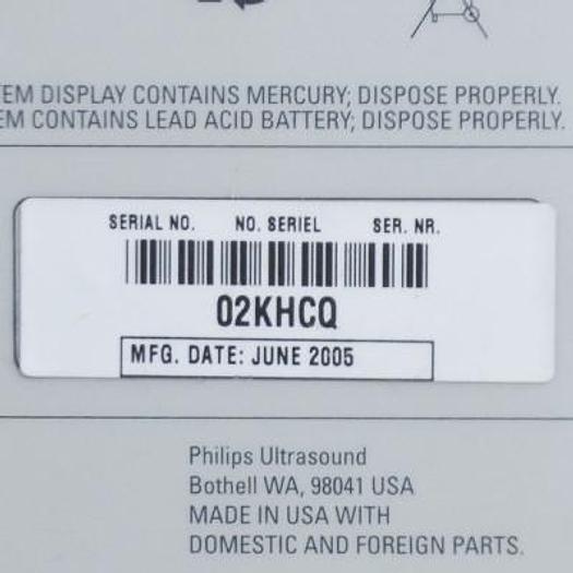 Used PHILIPS IU33 CARDIAC ECHOCARDIOGRAPH