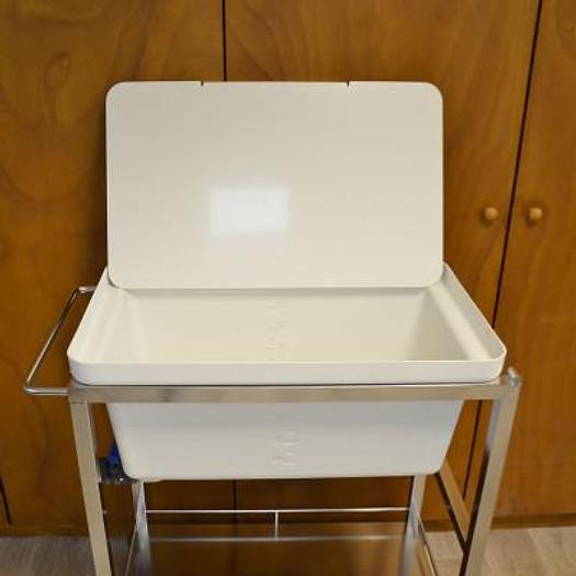 Used STAINLESS STEEL HOSPITAL CART WITH TANK