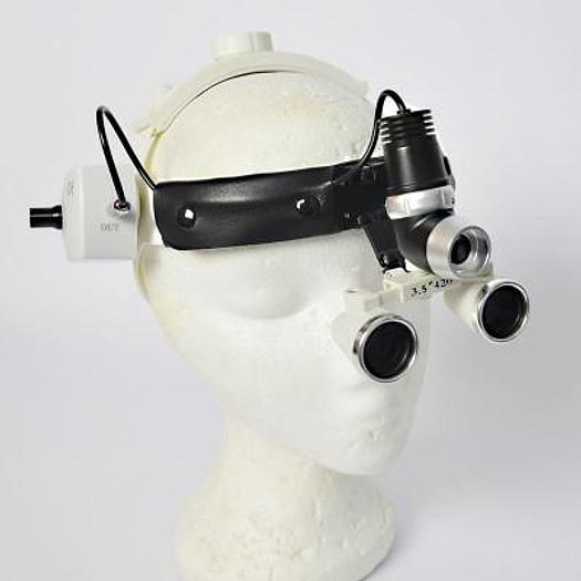 HEADLAMP WITH MAGNIFYING GLASS