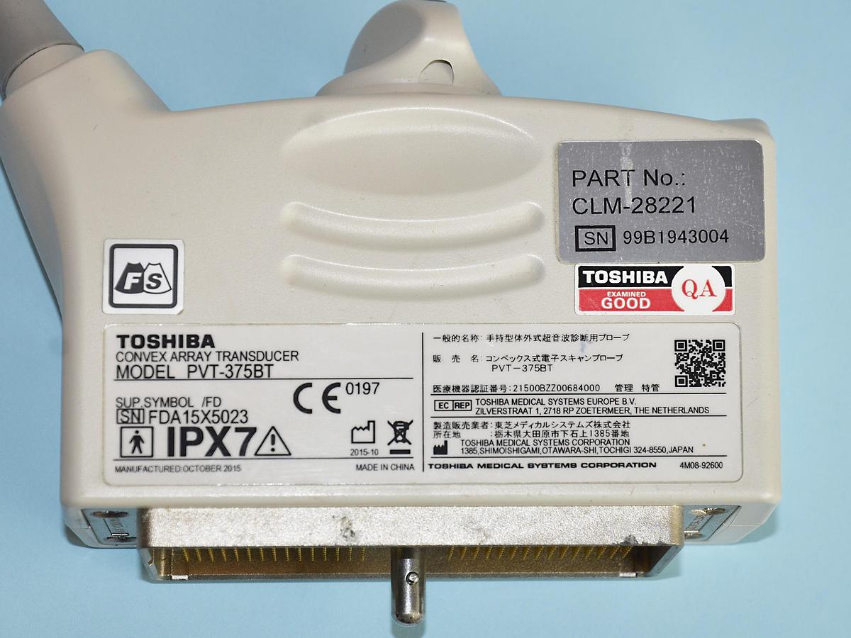 D'occasion TOSHIBA PVT-375BT CONVEX PROBE