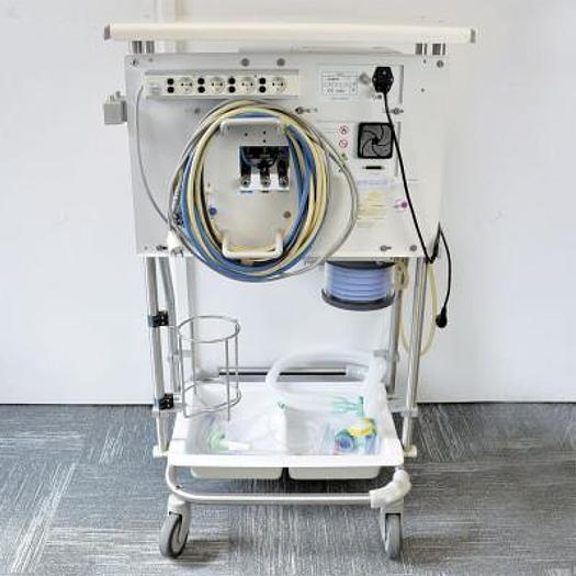 Used TAEMA AIR LIQUIDE ANESTHESIA RESPIRATOR model CLARYS with Sevoflurane tank