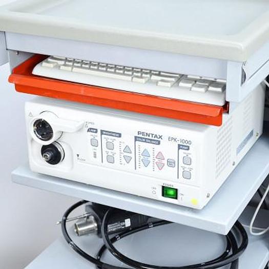 Used PENTAX GASTROENTEROLOGY COLUMN WITH FLAT SCREEN