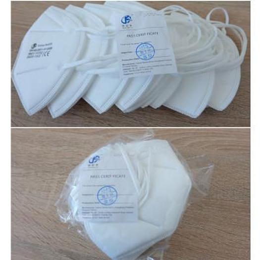 LOT OF 200 FFP2 RESPIRATORS