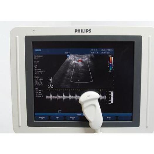 Used PHILIPS HD11XE ECHOCARDIOGRAPH WITH 4 PROBES AND FLAT SCREEN