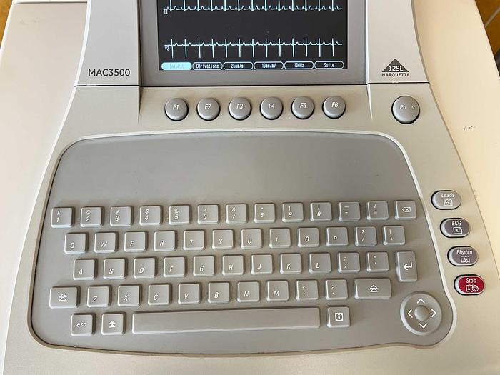 Used ECG ELECTROCARDIOGRAPH GENERAL ELECTRIC MAC 3500