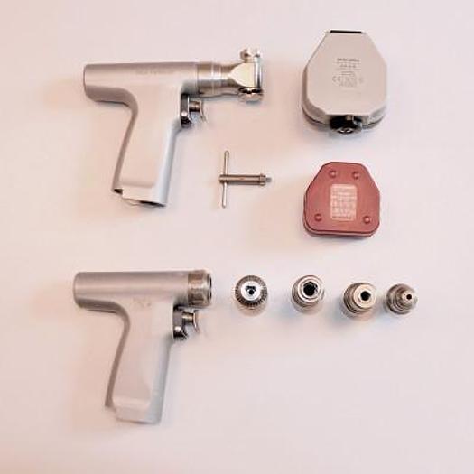 Used 2 ORTHOPEDIC MOTORS WITH 1 BATTERY, 4 CHUCKS AND CHARGER.