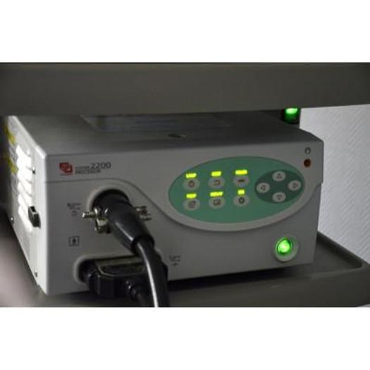 Used FUJINON DIGESTIVE ENDOSCOPY COLUMN WITH FUJINON FLAT PANEL MONITOR 19 CDL1904A