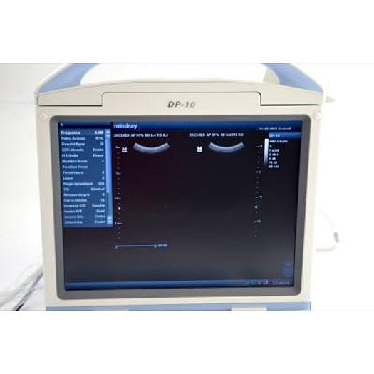 MINDRAY DP-10 ULTRASOUND SCANNER WITH LED MONITOR AND 1 CONVEX PROBE