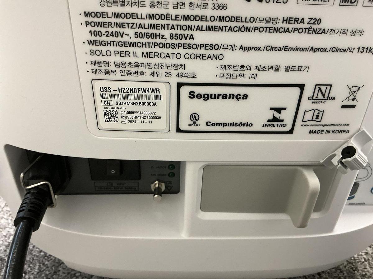 Rénové SAMSUNG Z20 ULTRASOUND