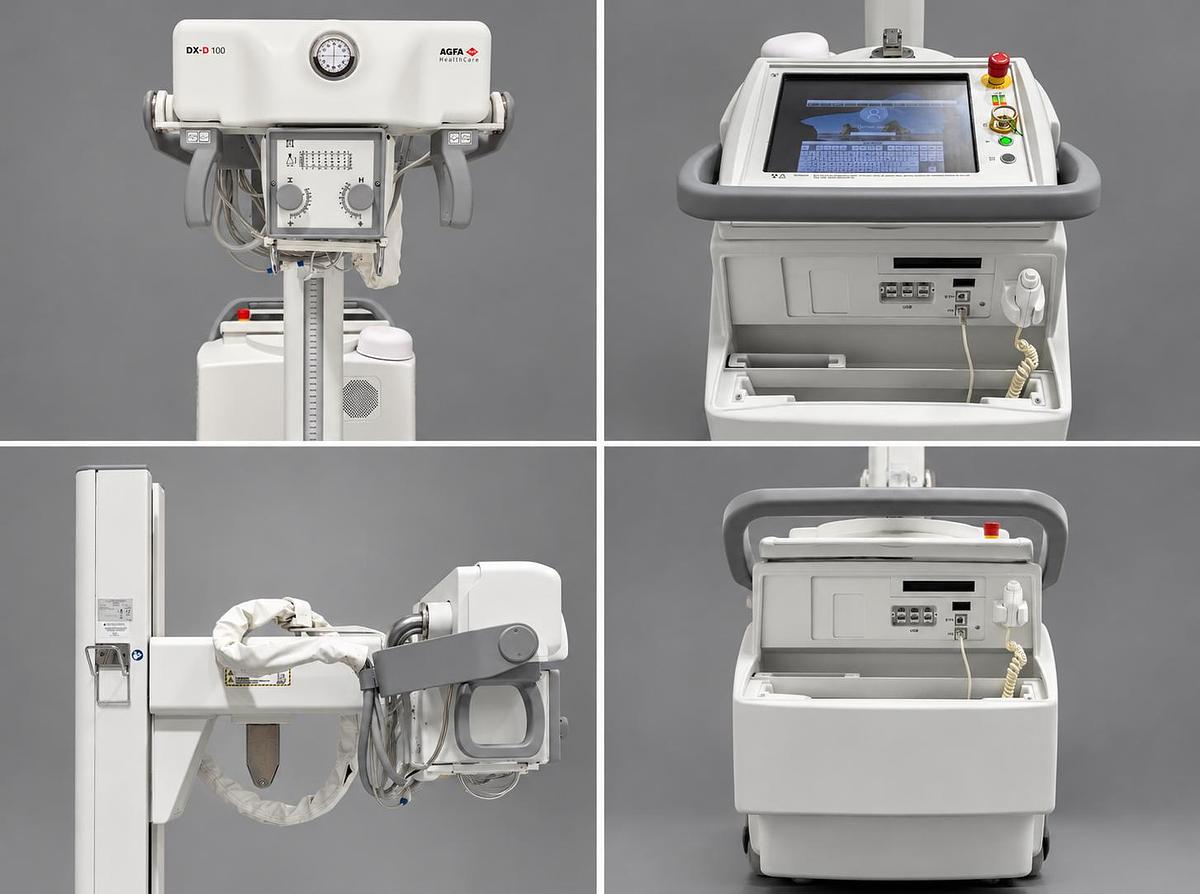 D'occasion AGFA DX-D 100 MOBILE DIGITAL X-RAY SYSTEM coming with DR flat panel