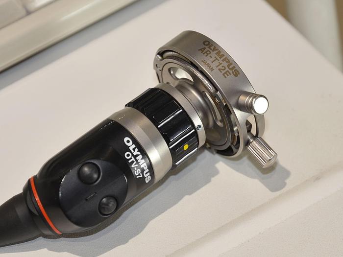 Used OLYMPUS CABINET COLUMN FOR EUROLOGY-GYNECO-ORL