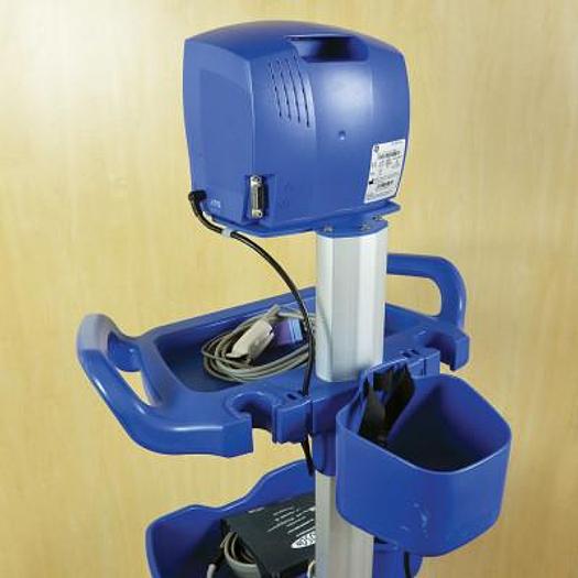Used MULTIPARAMETER MONITOR GENERAL ELECTRIC DINAMAP CARESCAPE V100 ON STAND