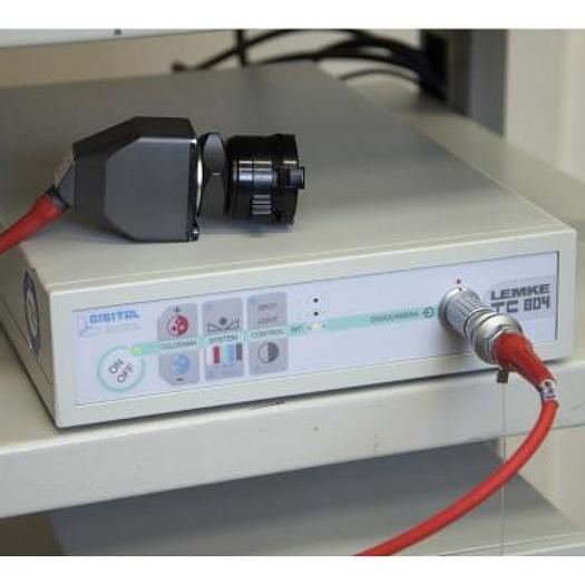 Used LEMKE LAPAROSCOPY COLUMN WITH LARGE SCREEN