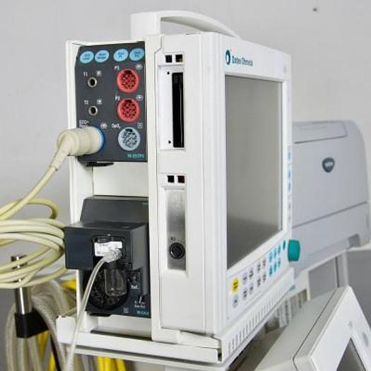 Used GE DATEX-OHMEDA 7100 ANESTHESIA VENTILATOR WITH S/5 MULTIPARAMETER MONITOR
